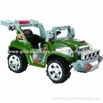 6V 10Ah Kids' R/C Ride-on Car Toy with Music and Lights, Sized 117 x 65 x 60cm